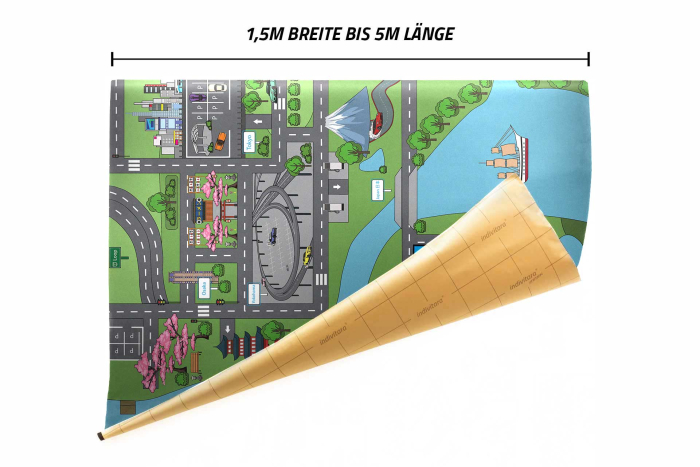 indivitara® Premium Art Play Carpet Tuning Edition– Premium Self-Adhesive Microfiber Fabric – Sold by the Meter